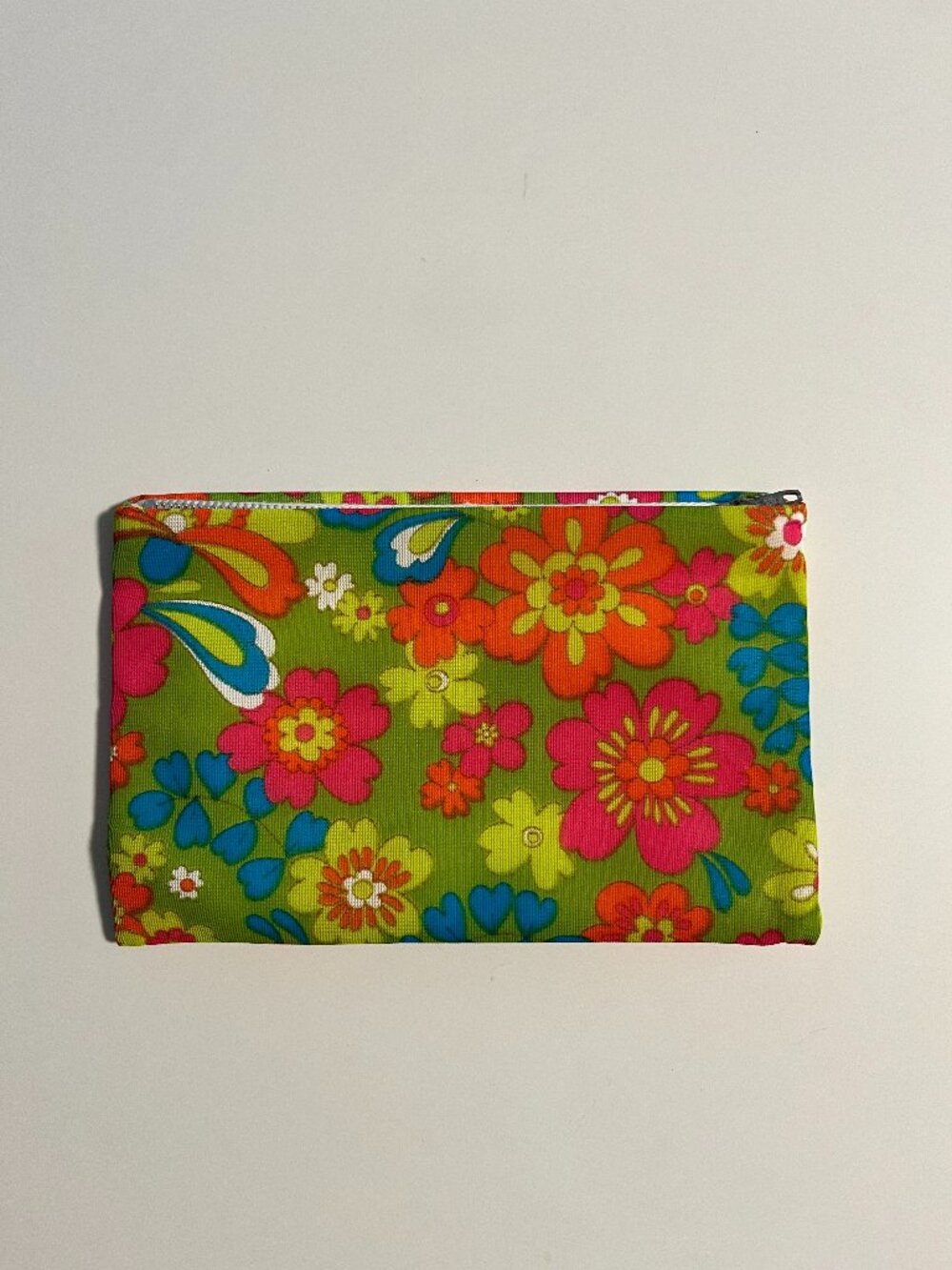 Vintage 1960s Flower Power Cosmetics Case